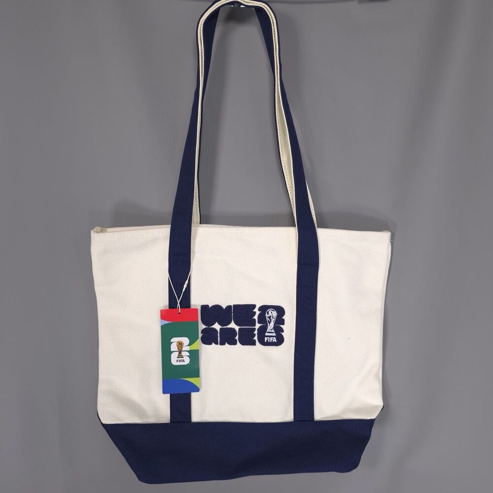 FIFA WORLD CUP 2026 New Official Licensed Canvas Heavyweight Tote Bag We Are 26